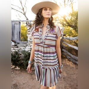 Double D Ranch Taming the Serape Dress | Plus Size 2X | Southwestern Boho